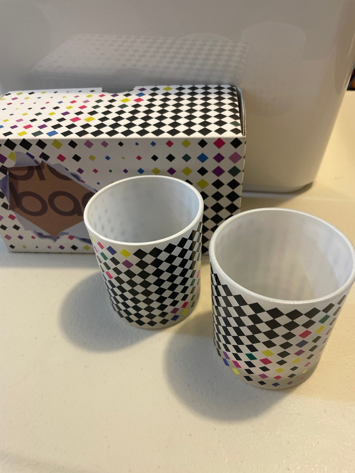 Bloomingdale’s decortive cups comes in Bloomingdale’s box . Limited edition