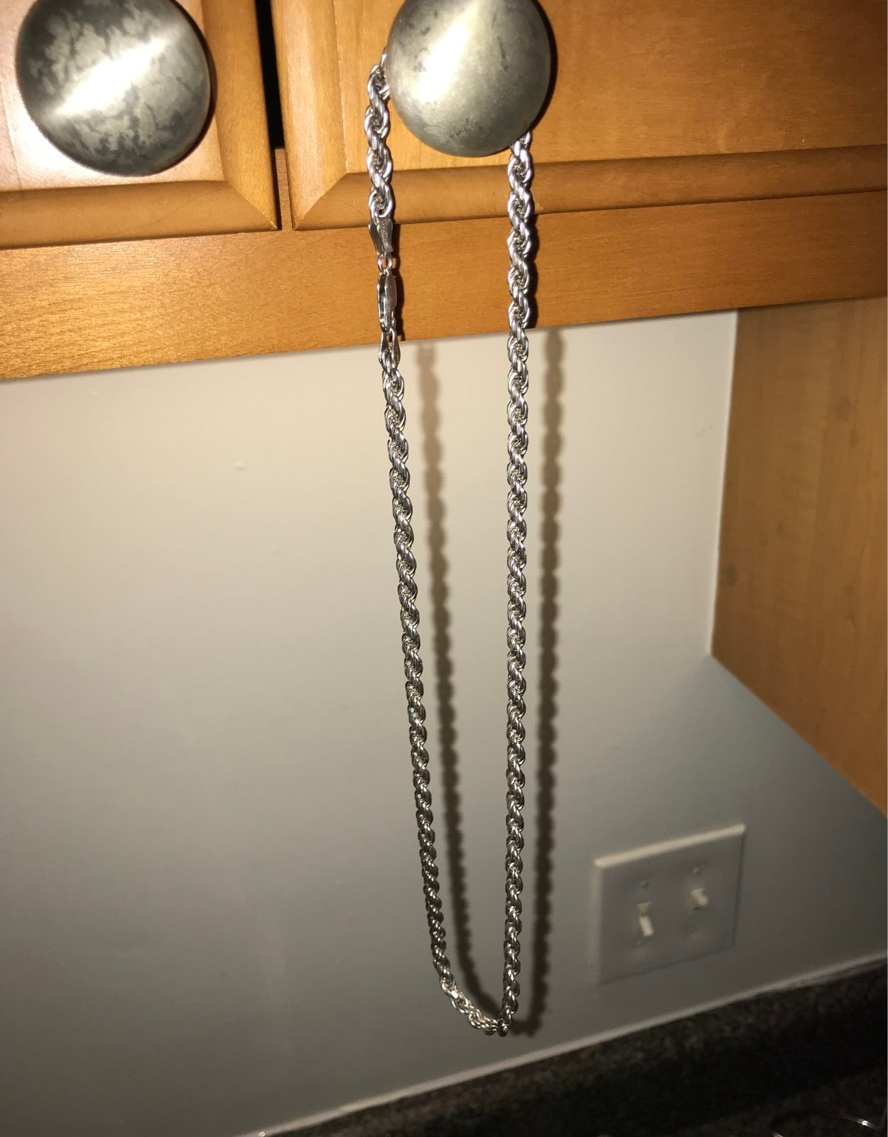 Silver necklace