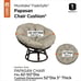 Classic Accessories Montlake Water-Resistant Papasan Cushion, 50 inch #3534