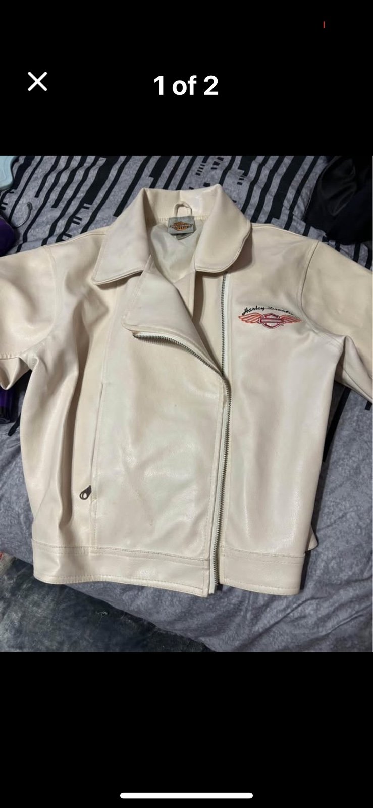 Harley Davidson Childs white coat.