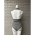 Essue Gray Wool Blend Halter Bodysuit Size S