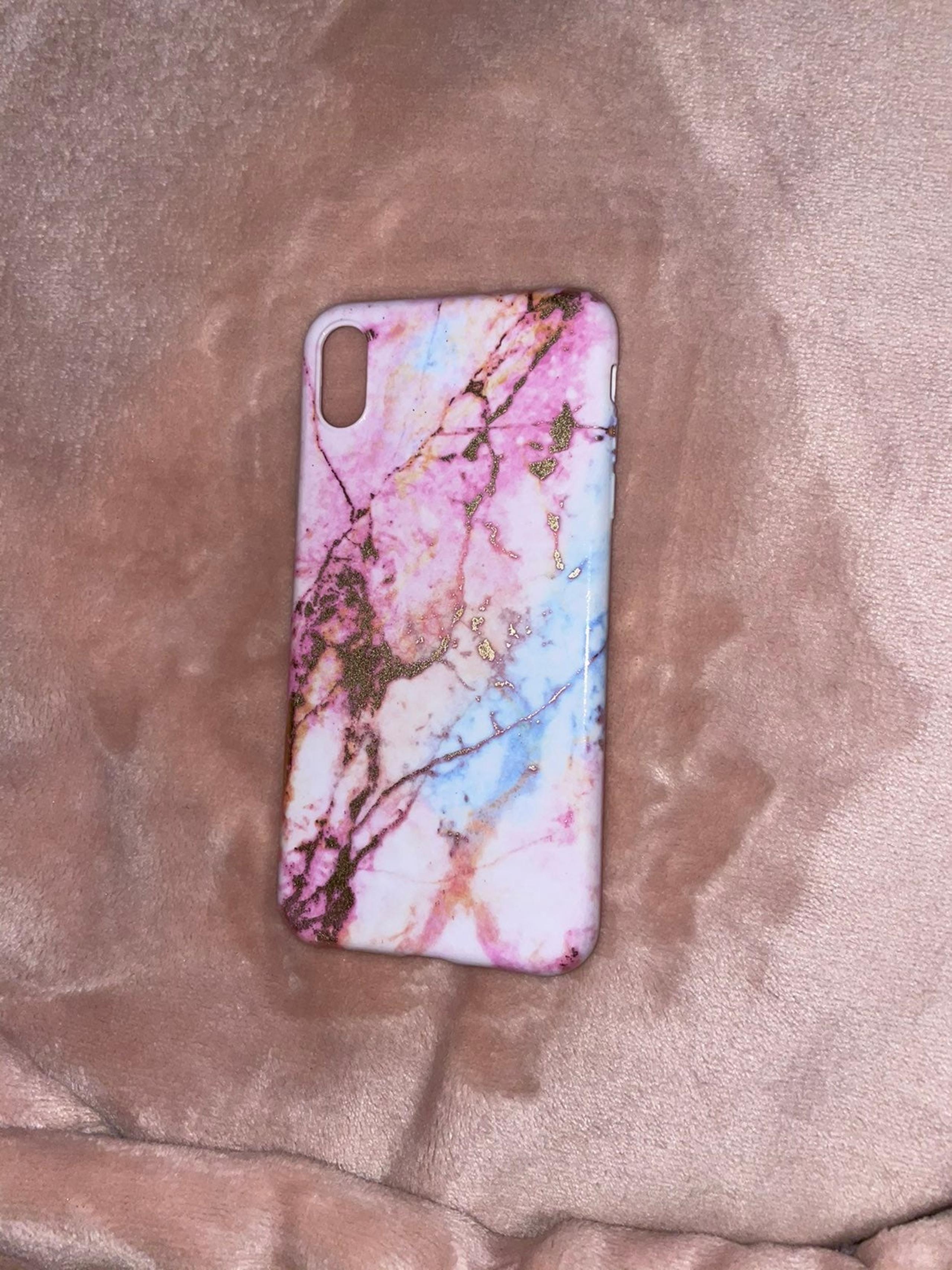 Colorful marble iPhone XS Max case
