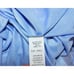 Vintage Diane Von Furstenberg Robe S Long Nylon Lavender Blue Lace Trim Sash USA