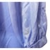 Vintage Diane Von Furstenberg Robe S Long Nylon Lavender Blue Lace Trim Sash USA