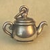 James Avery Retired Silver Teapot Charm