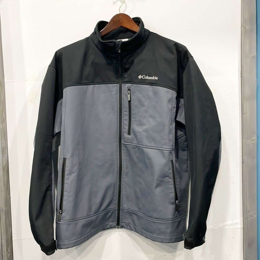 Columbia Ascender Soft Shell Men’s Sz XXL Jacket Full Zip Size Lg Fleece Lined