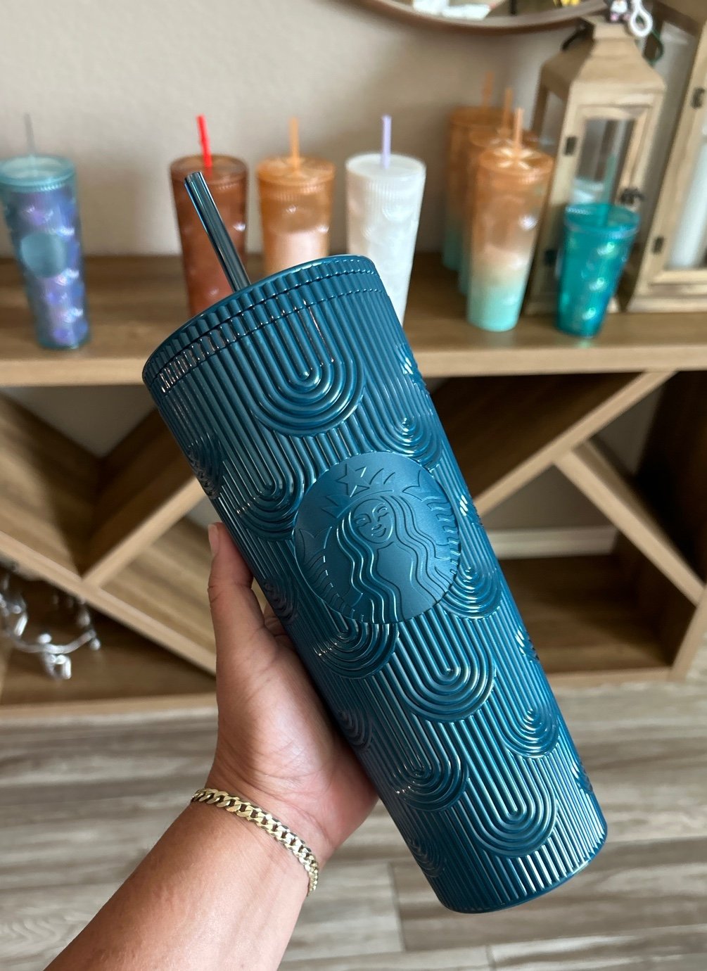 Starbucks Thailand Suoer Moon Collection Blue Scales