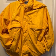 Eddie Bauer WeatherEdge Rain Jacket - Men’s Large - Yellow