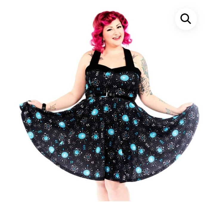 Sourpuss Discontinued Atomica Veronica Dress