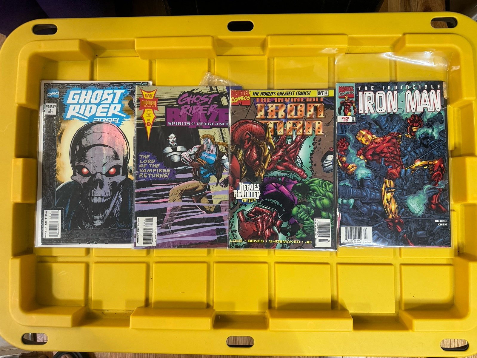 Ghost rider and Ironman lot