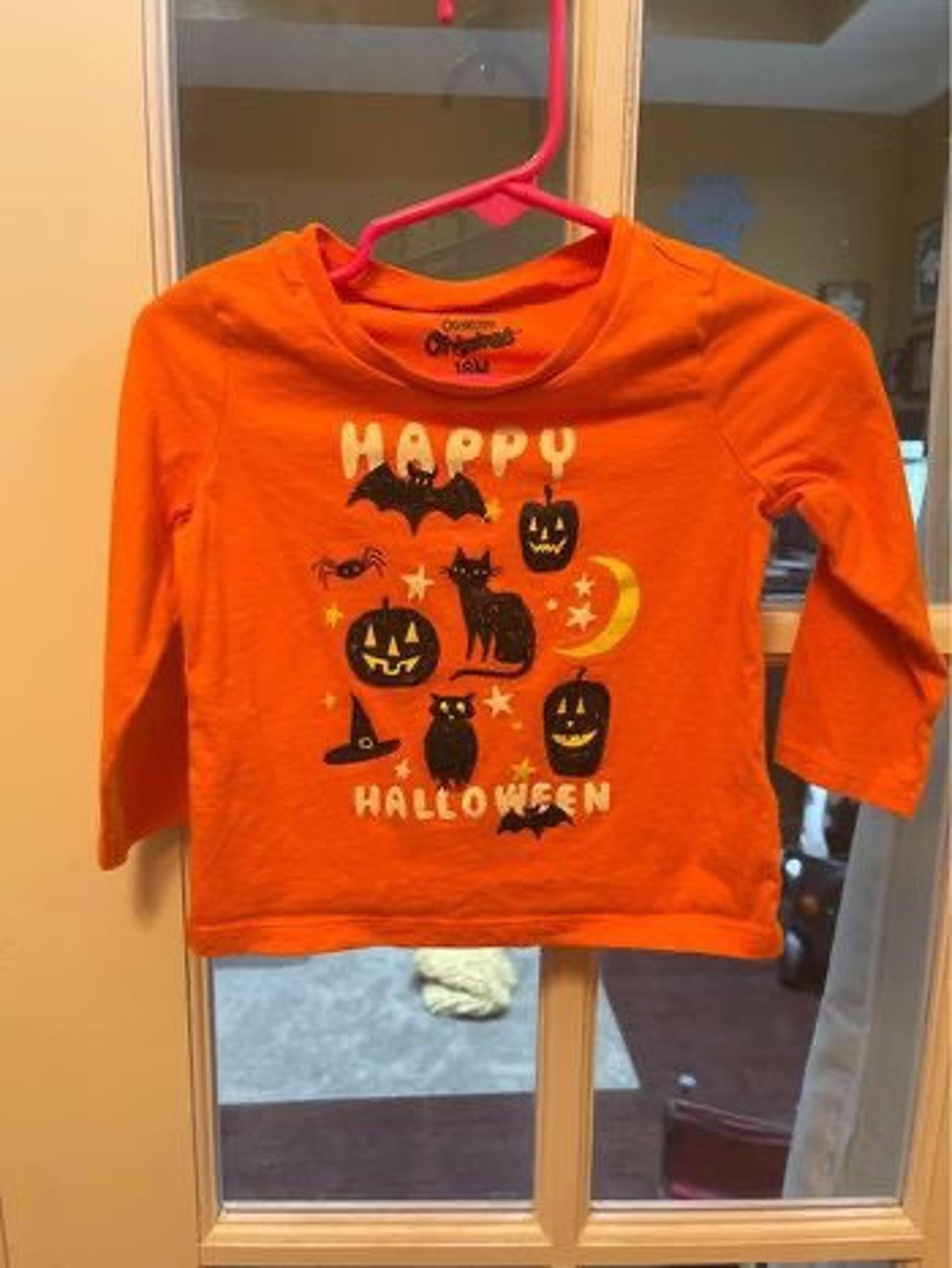 Toddler girl 18 months Halloween tops