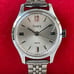 Sears Swiss Ladies Wristwatch Silver Tone Hand Winding Shock Resist Watch
