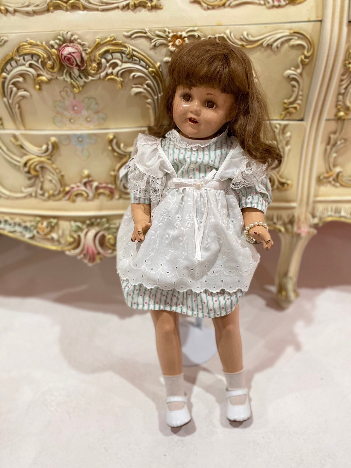 Vintage composition Doll