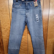 Levis 501 Original Jeans size 34x29 Regular Fit Straight Leg BLUE Brand New D2