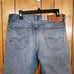 Levis 501 Original Jeans size 34x29 Regular Fit Straight Leg BLUE Brand New D2
