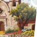 Framed Needlepoint Mission San Carlos Borromeo Carmel CA Wall Decor Petit Point