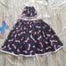 Shoe Print skirt Fashion Fabric Sz 5-7yr
