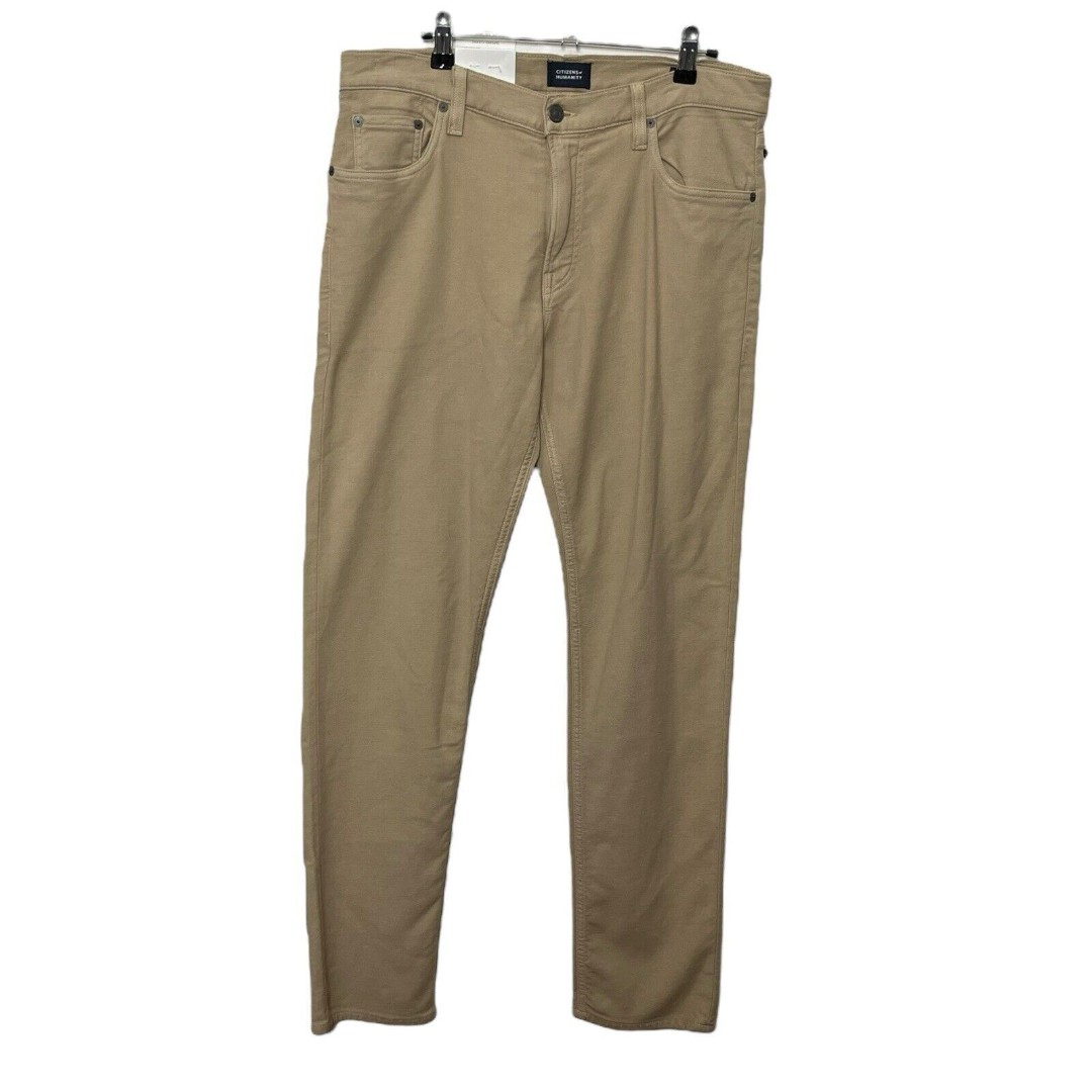 Citizens of Humanity Adler French Terry Pants Classic Khaki Men’s Size 32 New