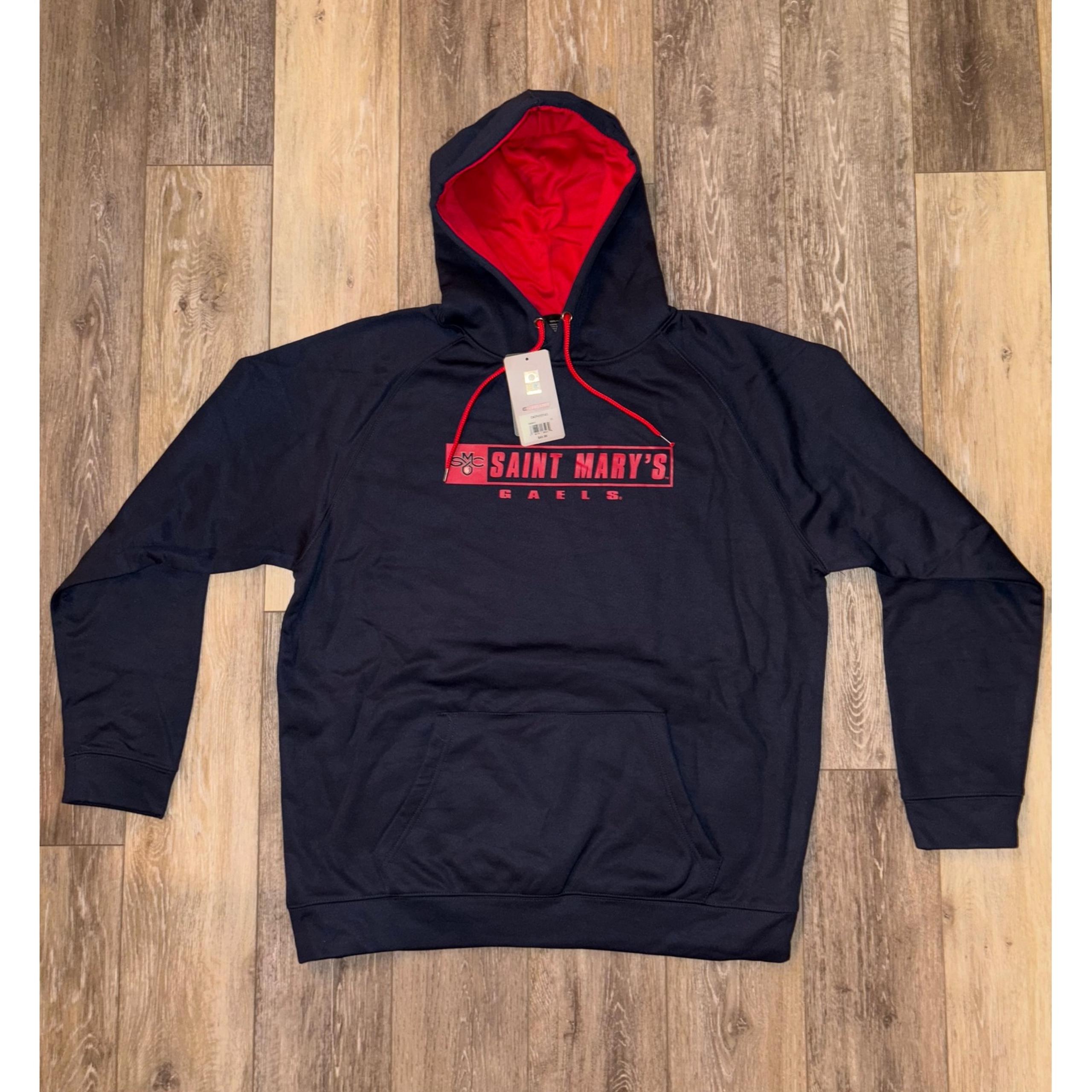 NWT Men's XL St. Mary's Gaels Colosseum Hoodie - Blue