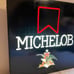 Vintage Michelob Beer Sign Neo-Neon Wall Light Bar Lighted Anheuser Busch