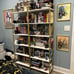 5 Tiers Gold Bookshelf Modern Bookshelf, Storage Shelves in Living Room