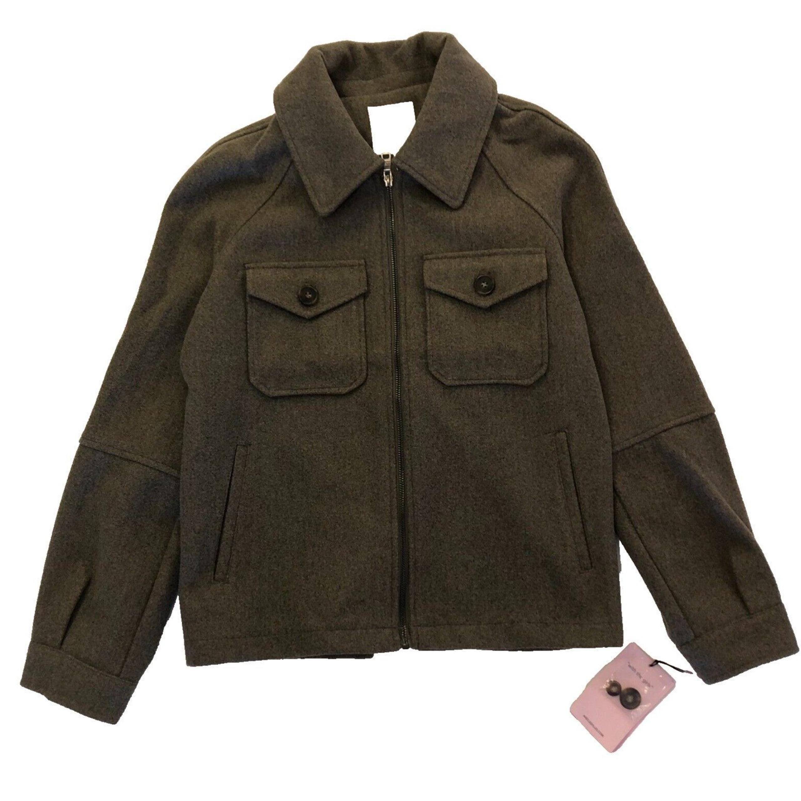 Anthropologie AVEC LES FILLES Coat Zip Front Jacket