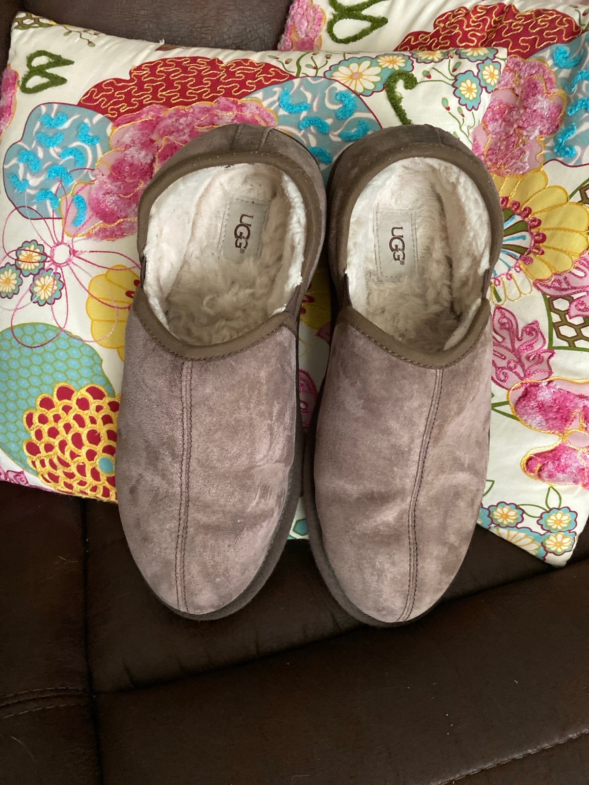 Genuine Mens UGG Scuff Romeo Brown Color size 11 Retail 110