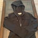 Michael Kors Black Hooded Raincoat