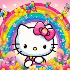 Hello kitty diamond art 6 kit lot!