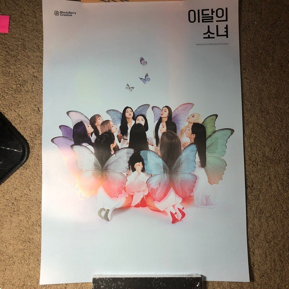 LOONA 今月の少女 XX 初回限定盤 ポスター トレカ Butterfly LOONA 今月の少女 XX 初回限定盤 ポスター トレカ Butterfly