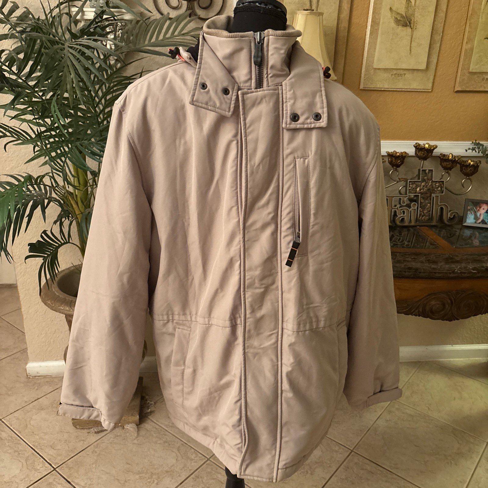 WEATHERPROOF GARMENT COMPANY Ultra Tech Men Coat Water Resistant Zip Hood