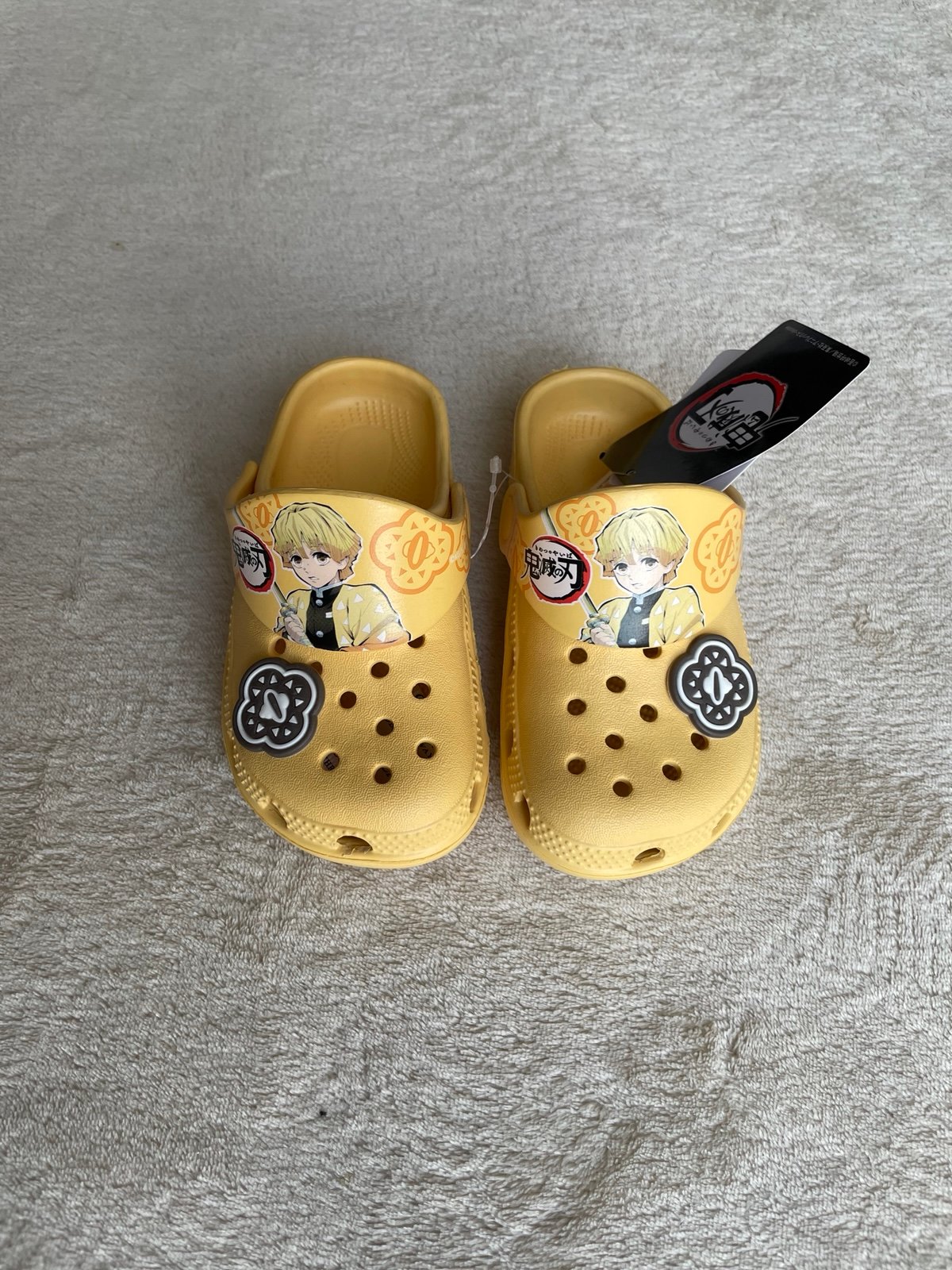 Zenitsu Agatsuma clog US Kids Size 9.5–10 (Toddler)