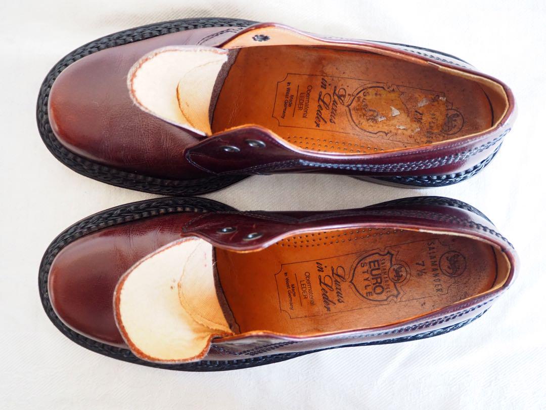 Salamander Brown Oxford Dress Shoes