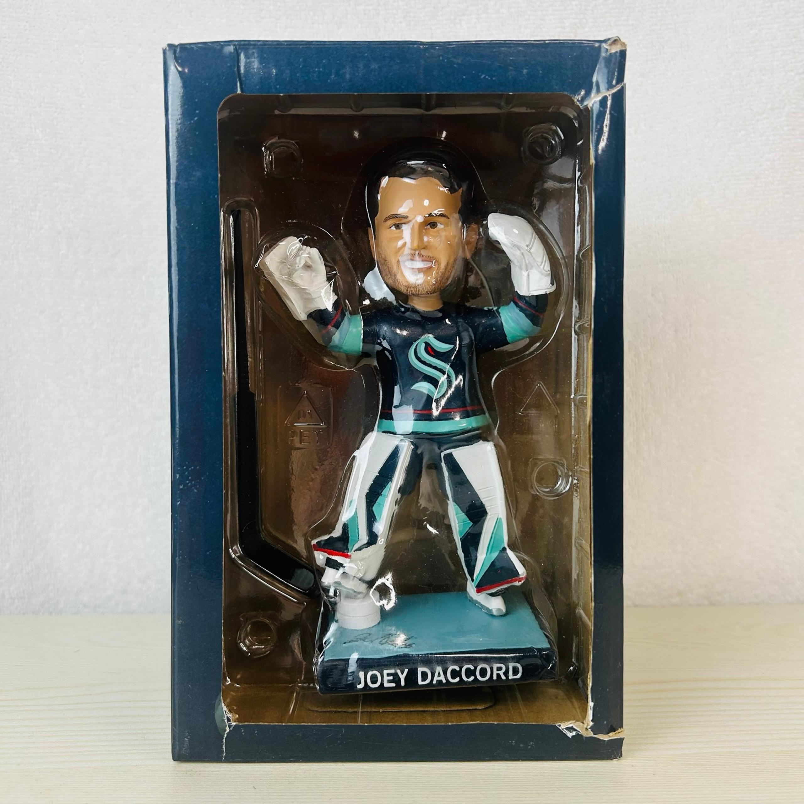 2025 Brand New Joey Daccord Bobblehead Seattle Kraken 3/12  SGA New