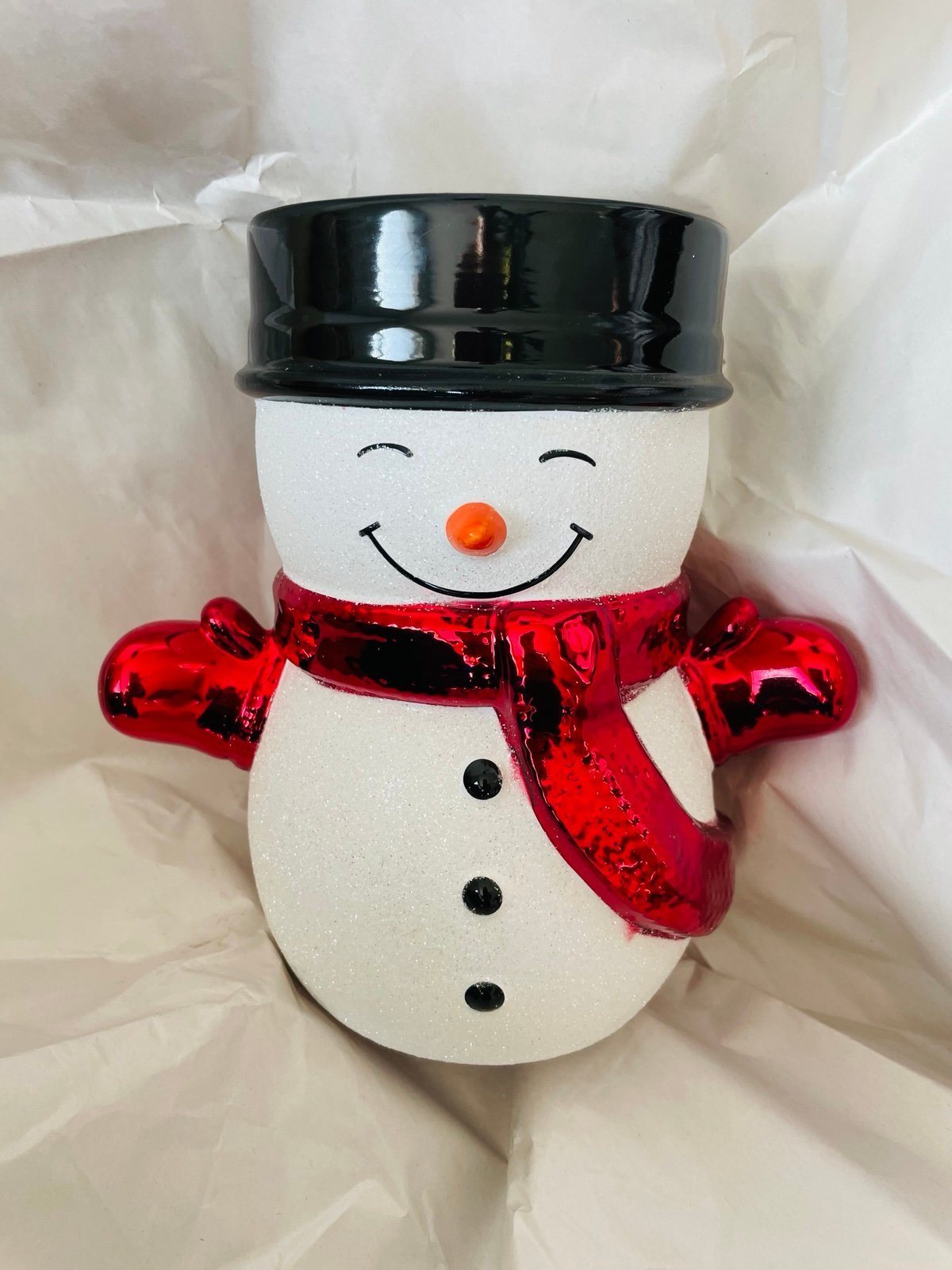 Bath & Body Works New Snowman 3 Wick Candle Holder