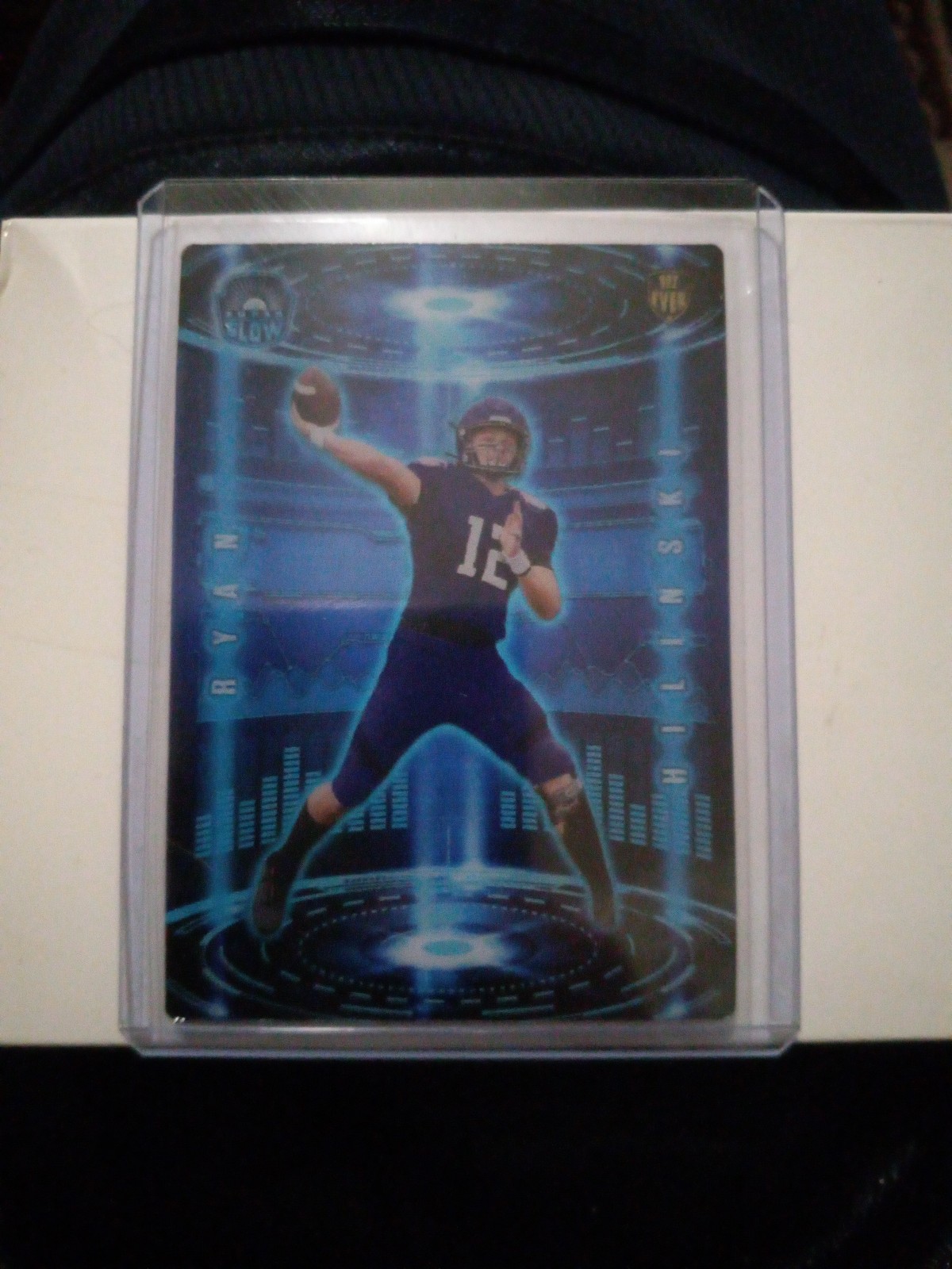 2021 Northwestern Ryan Hilinski RC RARE immortalized acetate PR/25