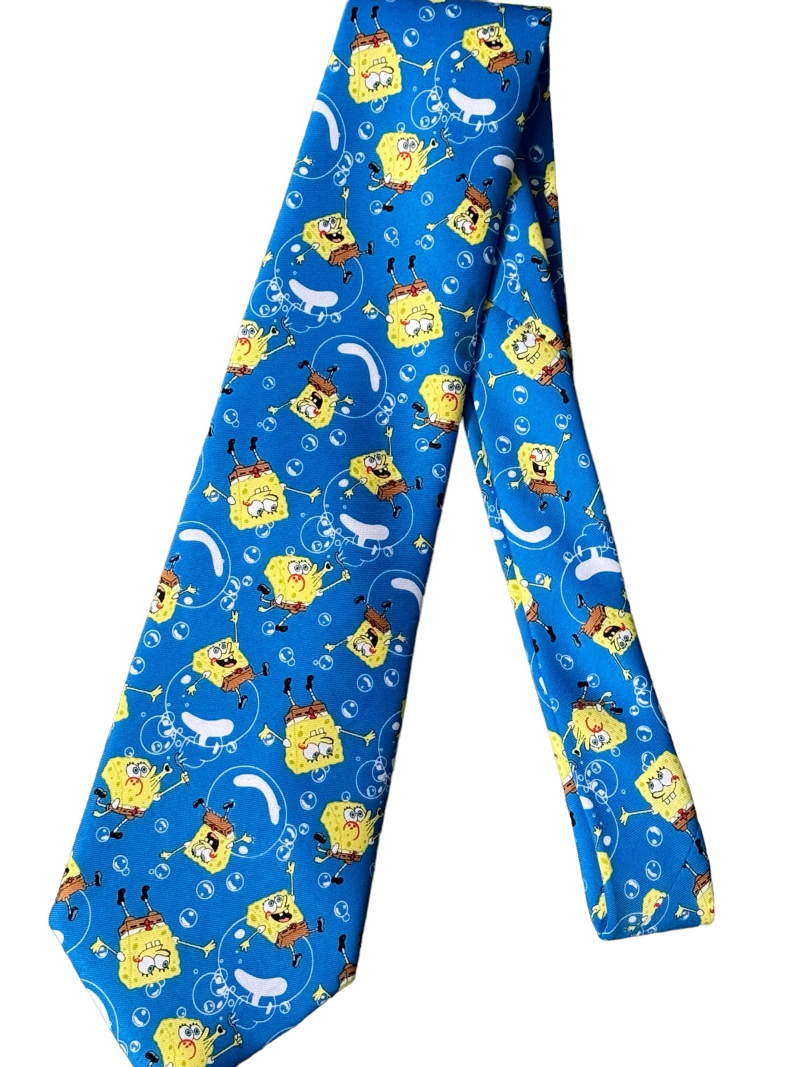 Sponge Bob Square Pants Tie 2002 100% Polyester - Nickelodeon