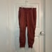 ATHLETA Attitude lined pants, size 10p, cute scrunch on the side