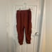 ATHLETA Attitude lined pants, size 10p, cute scrunch on the side