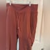 ATHLETA Attitude lined pants, size 10p, cute scrunch on the side