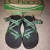 Brand New Green Chacos in Box X/2 Vibram