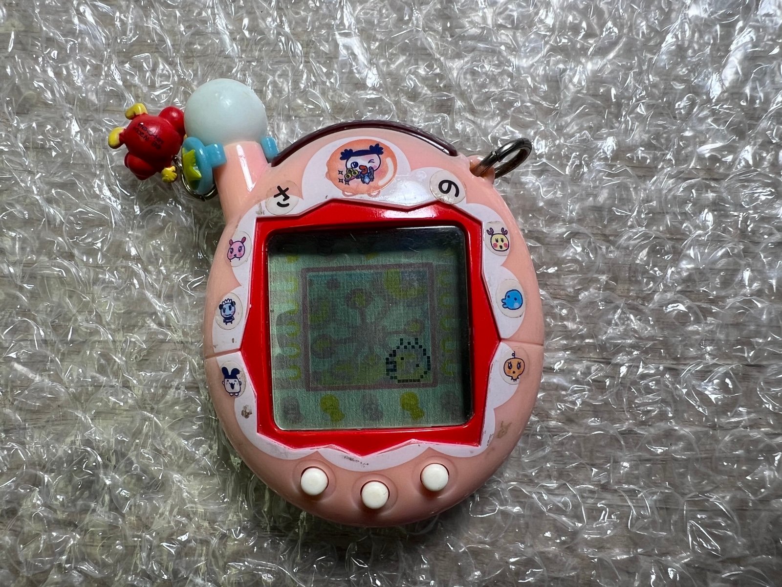 Bandai Tamagotchi Plus Keitama White Flower Japanese Version