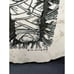 Rodney Winfield Etching Travertine Marble Jesus Baby Swaddling 1970 Signed 8 in