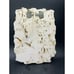 Rodney Winfield Etching Travertine Marble Jesus Baby Swaddling 1970 Signed 8 in