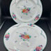Antique Wedgewood Porcelain Hand Painted Dinner Plates set of two Pat. #X6915