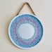 13 Crushed Sea Glass Rope Hanging Wall Mirror