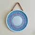 13 Crushed Sea Glass Rope Hanging Wall Mirror