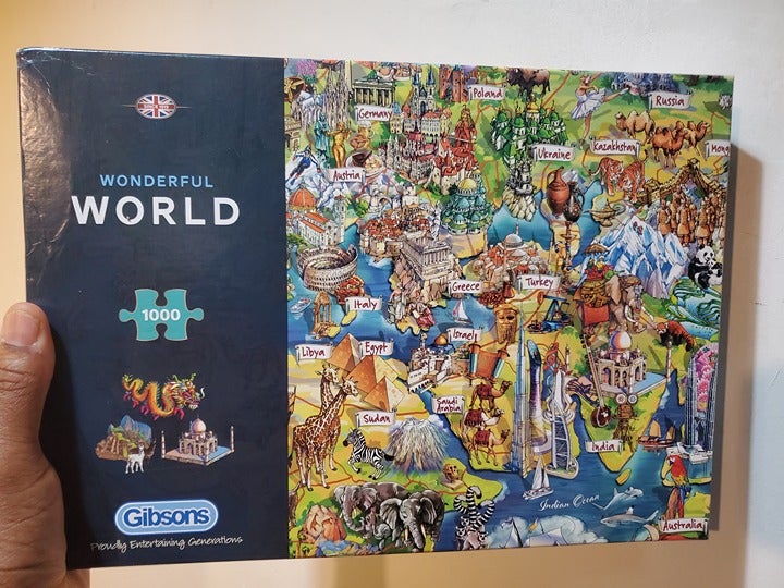 Gibsons Wonderful World 1000 Piece Jigsaw Puzzle