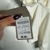 NWT Massimo Dutti Cream Swimsuit With Gathered Detail One Piece Size Large