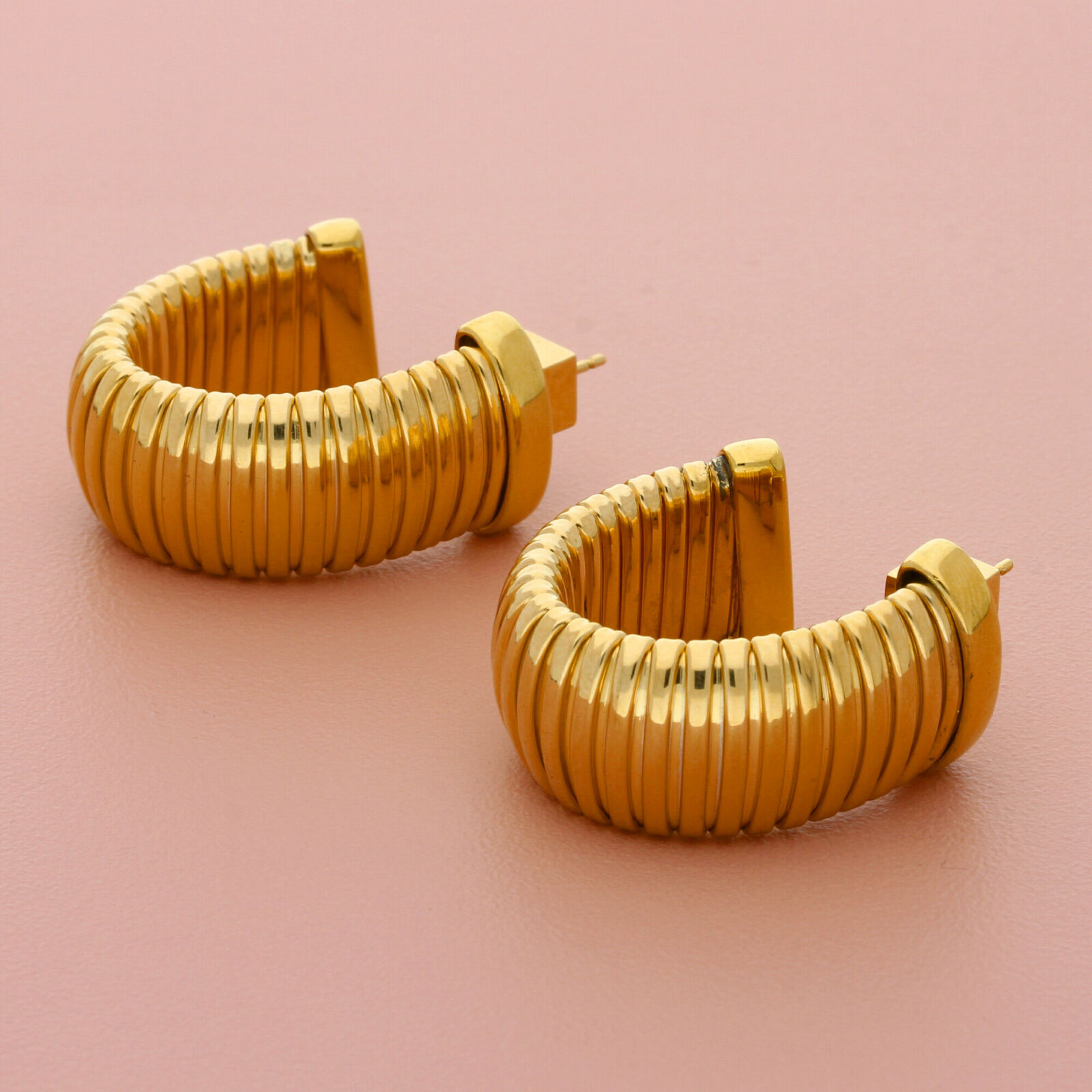 ⚡️clearance⚡️ ivi los angeles sterling silver & 18k gaia oval hoop earrings